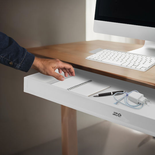 Ergo Office Plastic Sertar de birou Alb
