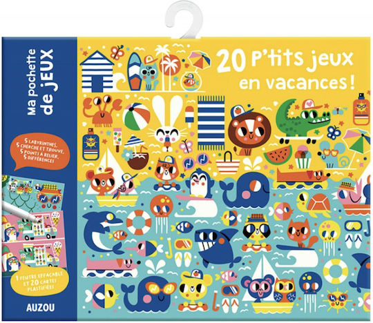 Επιτραπέζιο Παιχνίδι My Games Pouch - 20 Games - On Holiday (FR) Auzou