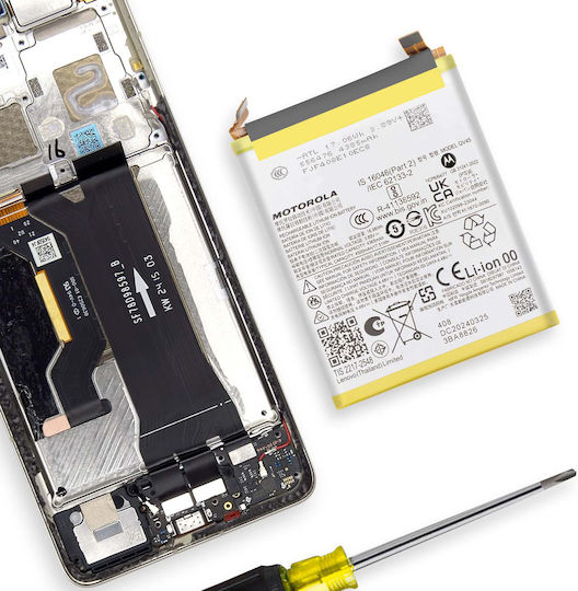 Motorola Replacement Battery Qv45 Motorola Edge 50 Ultra Service Pack White