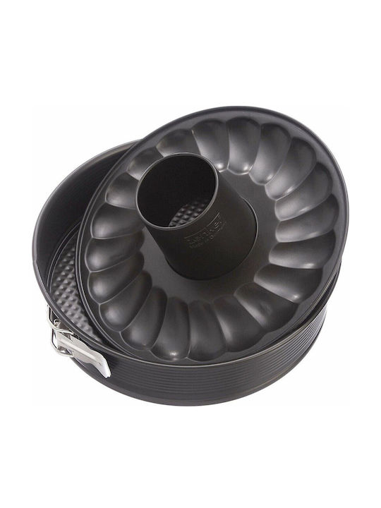Zenker Formă Dublă Detasabilă Antiaderentă Negru Metalizat Ø30x6.5cm