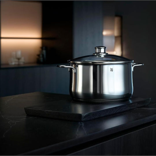 WMF Diadem Plus Pots Set from Stainless Steel Silver 4 Pieces