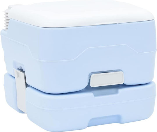 vidaXL Toilet Set 2 pcs Blue and White