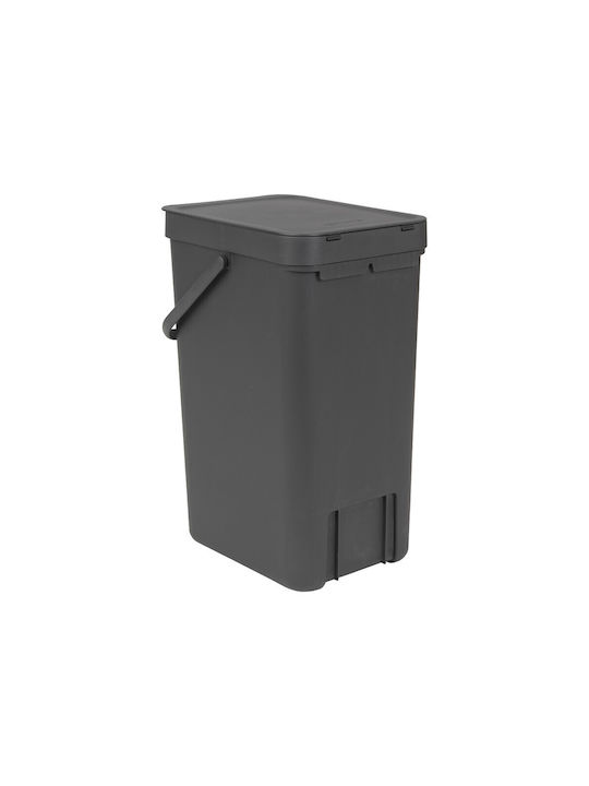 Brabantia Sort & Go Abfalleimer Abfall Kunststoff Dark Grey 16Es 1Stück