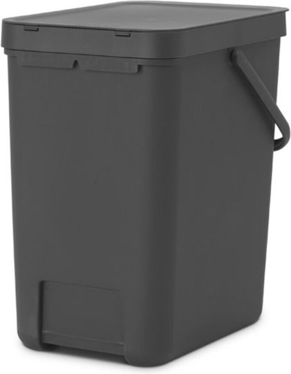 Brabantia Coș Sort & Go De Gunoi Din Plastic Gri 25lt