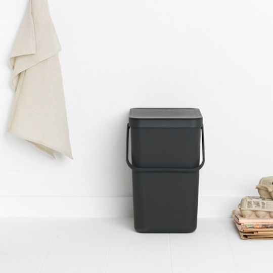 Brabantia Coș Sort & Go De Gunoi Din Plastic Gri 25lt