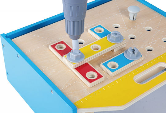 Hape Детска Работна Пейка от Дърво за 3+ Години 51 Бр