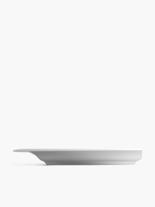 Ionia Plus Plate Shallow made of Porcelain White with Diameter 22cm