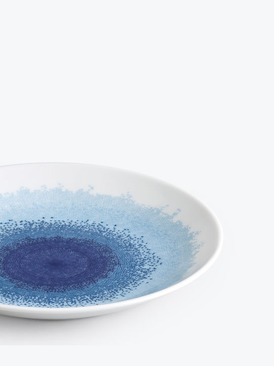 Ionia Apeiron Plate Desert made of Porcelain Blue with Diameter 20.5cm