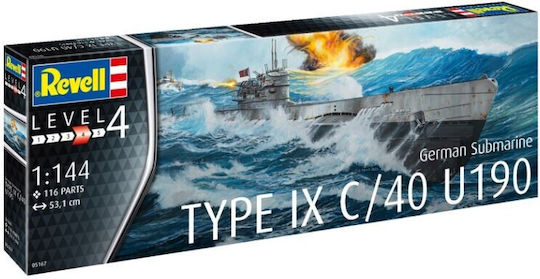 Revell German Figurină de Modelism Ypovrichio 116 Piese la Scară 1:144 5.3cm.