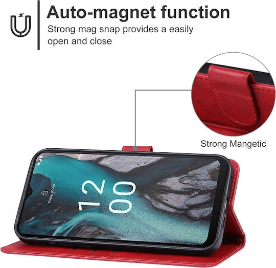 Wallet Κόκκινο (Nokia C22)