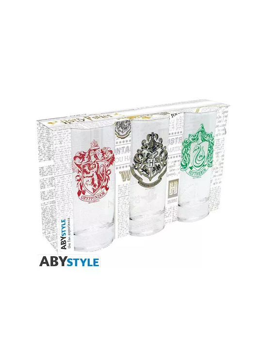 Harry Potter Set Gläser aus Glas 3Stück