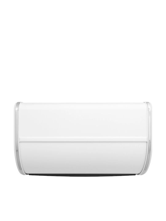 Brabantia Roll Top Bread Box Inox White 44.5cm