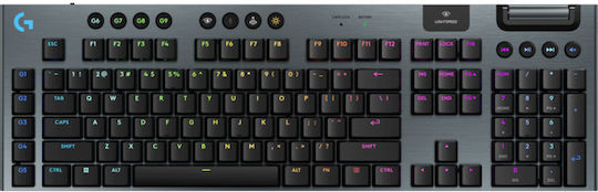 Logitech G915 X Lightspeed Drahtlos Gaming Mechanische Tastatur mit GL Clicky Schaltern und RGB-Beleuchtung (Englisch US)