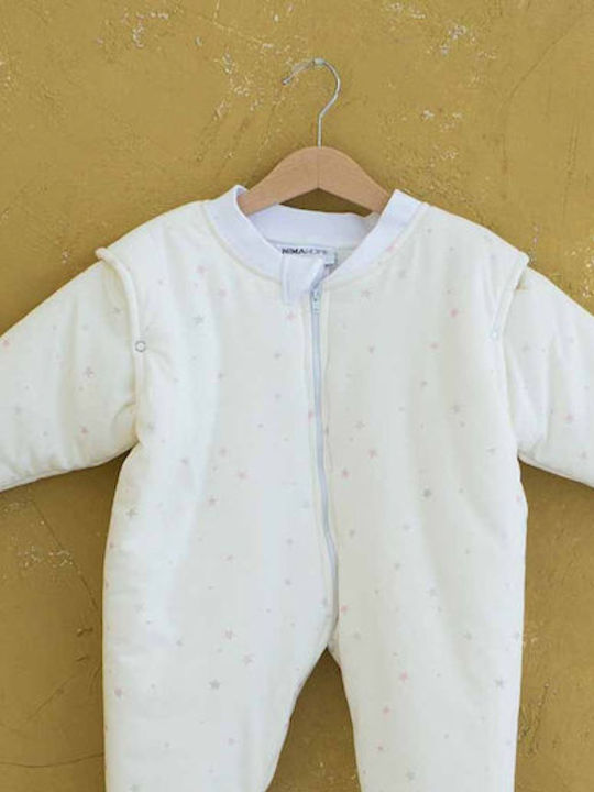 Nima Winter Schlafsack mit Füßen Moppet 3.5 Tog mit abnehmbaren Ärmeln