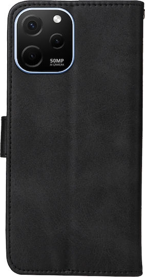 Huawei Wallet Δερματίνης Μαύρο (Huawei Nova Y61)