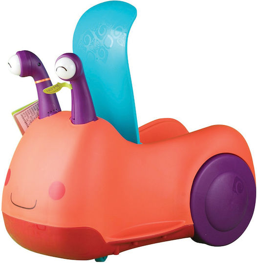 Battat Snail Ride On With Sounds Orange