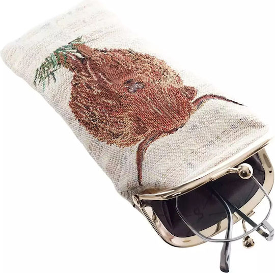 Signare Eyeglass Case Highland Cow