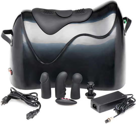 Bucking Saddle 10x Thrusting Vibrating Saddle Sex Machine in Black Color