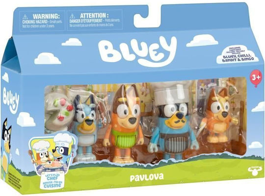 Bluey Jucărie Miniaturală Bluey Pentru 3+ Ani