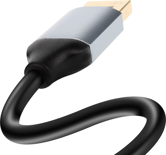 Linq Hdmi To Displayport High Definition 4k Video Cable 1.8m Black