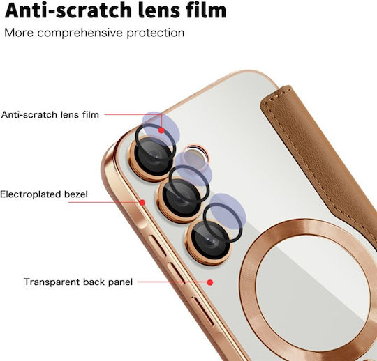 Techsuit Buchen Sie Silikon Braun (Galaxy A35)