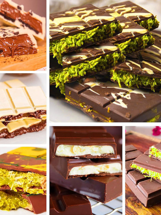Mold Dubai Chocolate Set Stickers Φόρμα Ζαχαροπλαστικής από Σιλικόνη