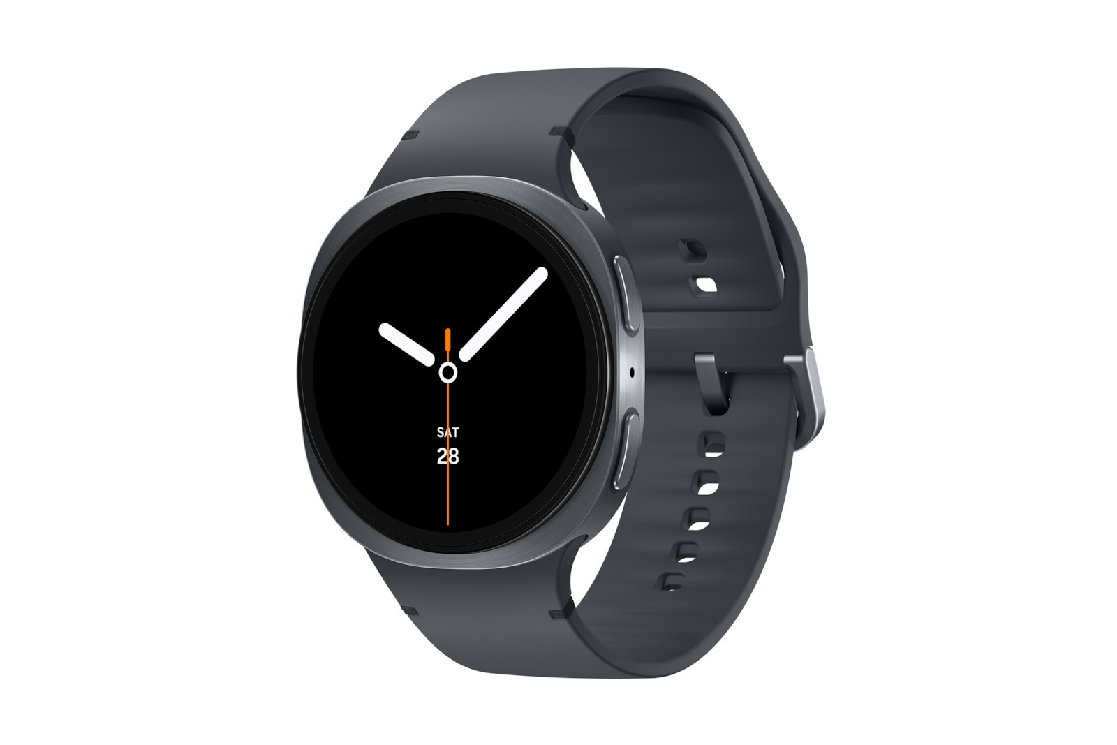 Samsung Galaxy Watch8 Aluminium 44mm Αδιάβροχο με Παλμογράφο (Dark Gray)
