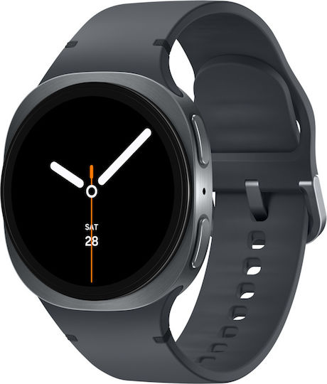 Samsung Galaxy Watch8 Алуминий 40мм Водоустойчив с Пулсомер (Тъмносив - S/M)