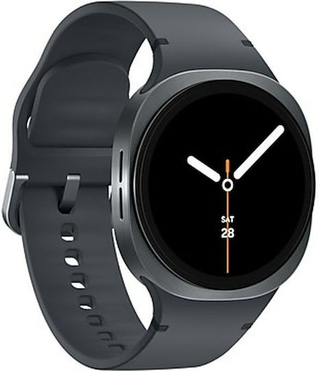 Samsung Galaxy Watch8 Алуминий 40мм Водоустойчив с Пулсомер (Тъмносив - S/M)