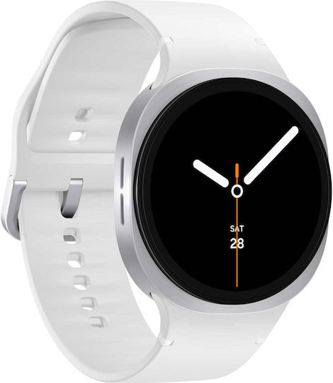 Samsung Galaxy Watch8 Aluminium 44mm Waterproof with Heart Rate Monitor (Silver)