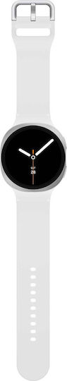 Samsung Galaxy Watch8 LTE Aluminium 40mm Αδιάβροχο με eSIM και Παλμογράφο (Ασημί - S/M)