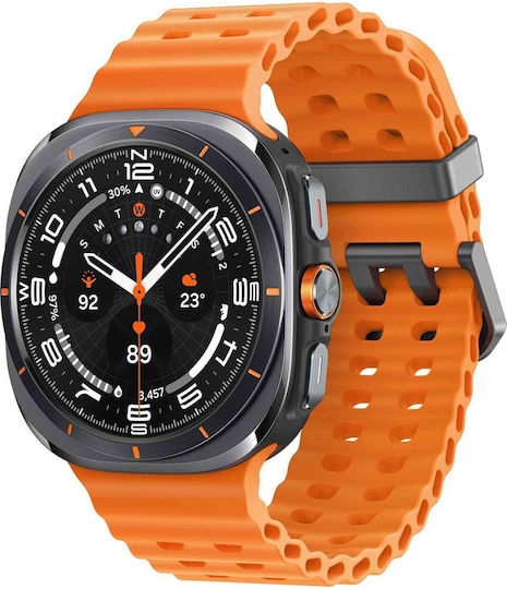 Samsung Galaxy Watch Ultra (2025) Titanium 47mm Waterproof with eSIM and Heart Rate Monitor (Gray)