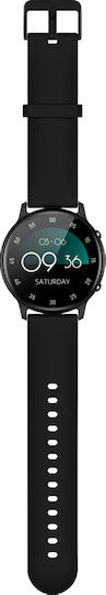 eXtremeFiT Pro Aluminium Smartwatch με Παλμογράφο (Μαύρο)