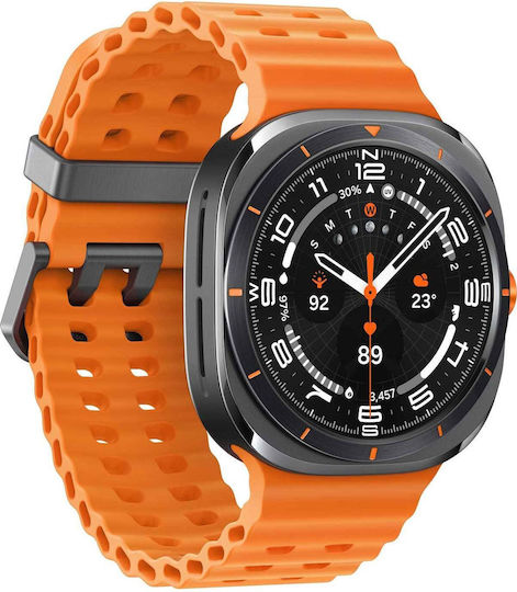 Samsung Galaxy Watch Ultra (2025) Titanium 47mm Waterproof with eSIM and Heart Rate Monitor (Gray)