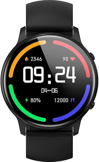 Brățară Fitness Smartwatch Idealstore Slimesport36 Multisport Obiectiv Pași Ritm Cardiac Calorii Arse Analiză Somn Notificări Negru