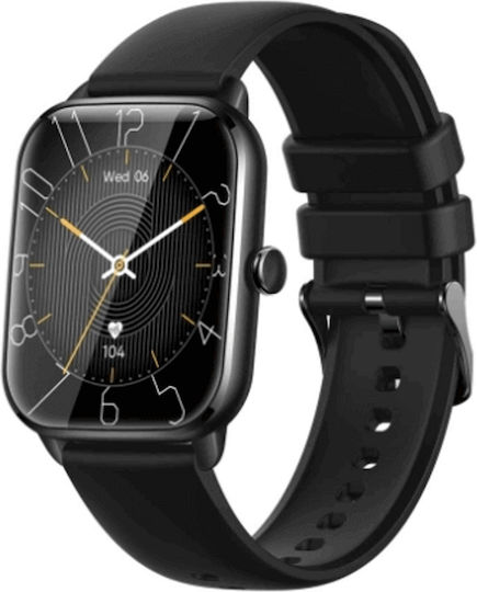 Brățară Fitness Smartwatch Lexus Collection Idealstore Ecran Tactil 3D Apeluri Bluetooth Mesaje Monitorizare Ritm Cardiac Somn Multi-sport Difuzor-microfon Barometru Ip67 Alarmă Android-ios Baterie Lungă Ediția Neagră