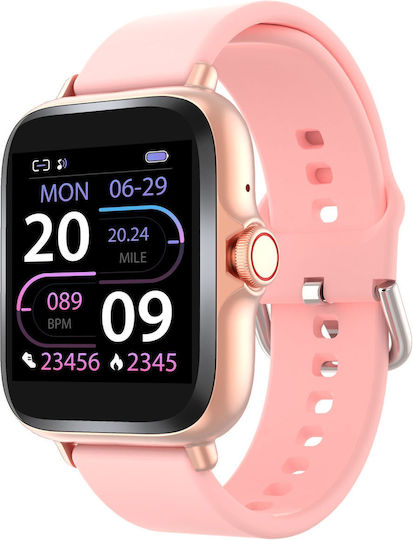 Denver SW-156 Smartwatch με Παλμογράφο (Ροζ)