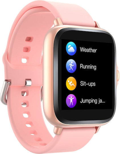 Denver SW-156 Smartwatch με Παλμογράφο (Ροζ)