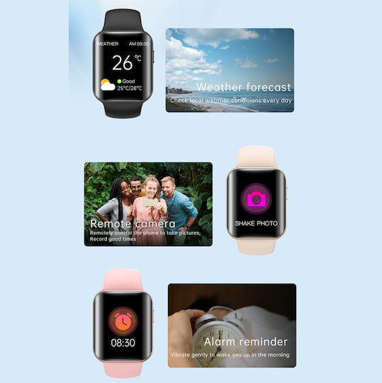 Smartwatch Pro Detail Idealstore Curved Screen 1.54 Inch Water Resistant Compatible Ios Android Voice Call Heart Rate Sleep Monitoring Pedometer Sports Black Moment