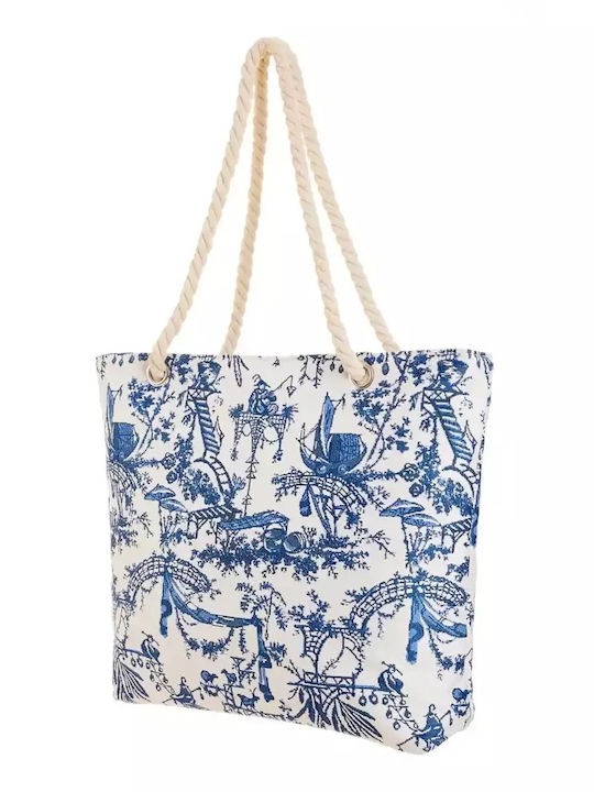 Signare Fabric Beach Bag Gold