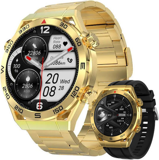 Aluminiu Smartwatch (Aur)