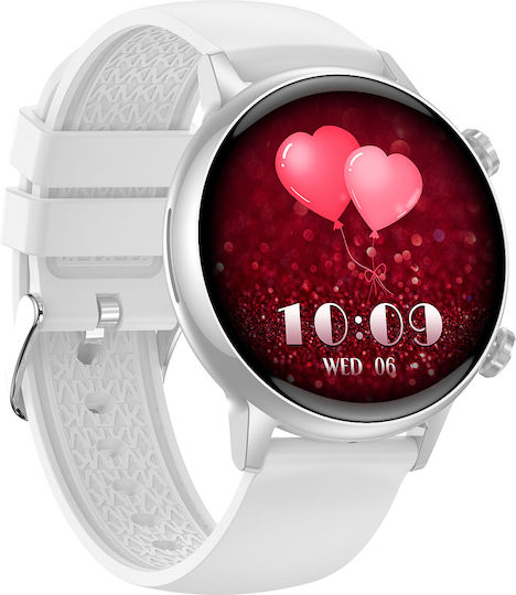 CharmFiT Aluminiu Smartwatch (Argintiu)