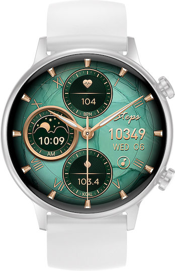 CharmFiT Aluminiu Smartwatch (Argintiu)