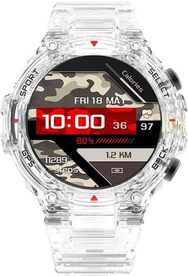 OneWatch Sport Aluminium with Heart Rate Monitor (Transparent)