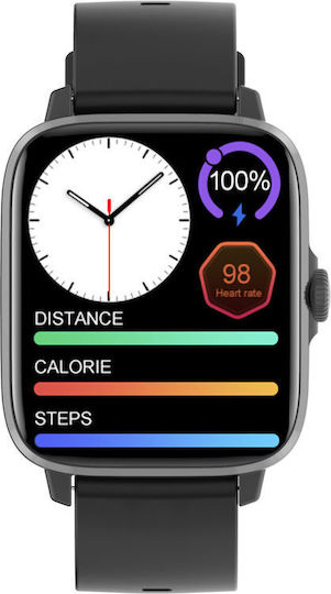 Dance FiT Aluminiu Smartwatch (Negru)