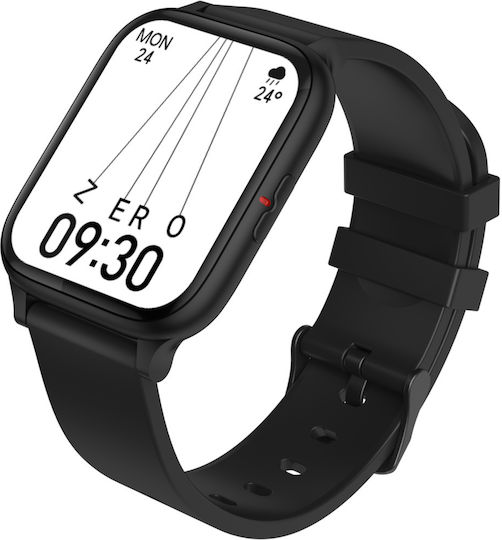 MostWanted Aluminium Smartwatch με Παλμογράφο (Μαύρο)