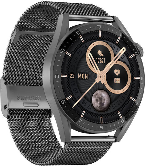 DeltaFiT Max Smartwatch with Heart Rate Monitor (Black)