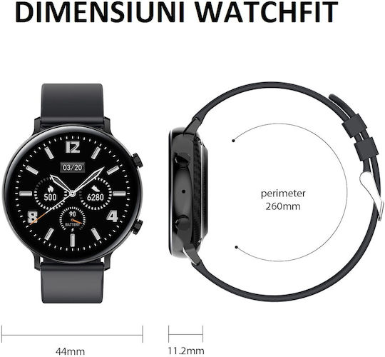 Watchfit Aluminiu (Negru)