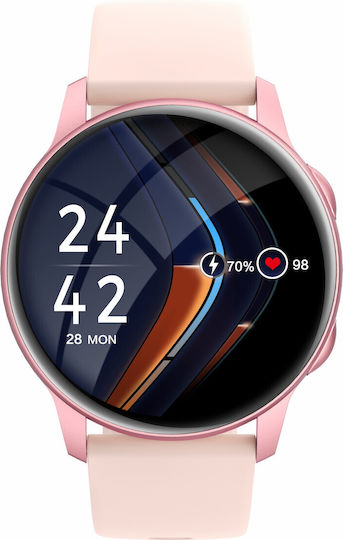 Wibe FiT Aluminium Smartwatch με Παλμογράφο (Χρυσό)