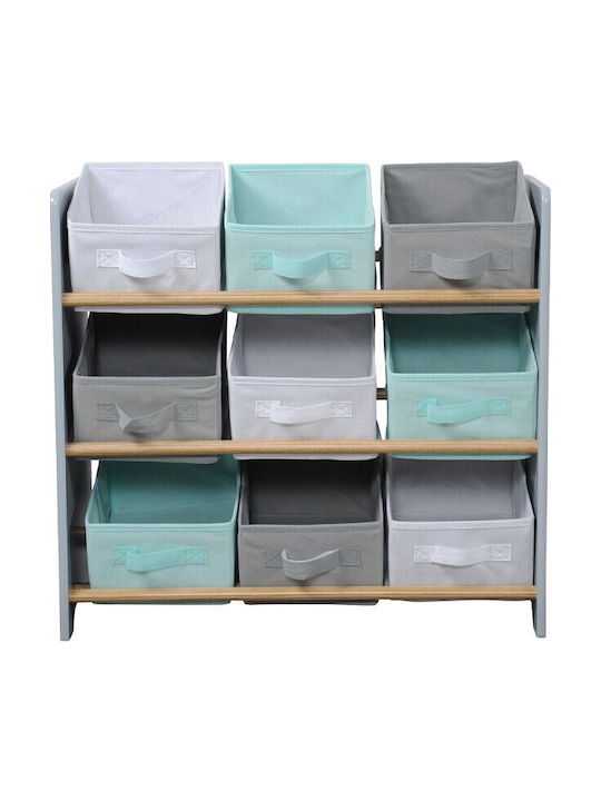 Kesper Toy Storage System made of Wood Multicolour 60x35x60cm 10pcs